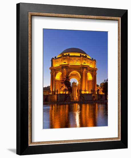 Palace of Fine Arts at Dusk in San Francisco, California, Usa-Chuck Haney-Framed Photographic Print