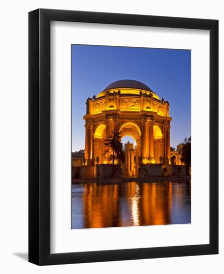 Palace of Fine Arts at Dusk in San Francisco, California, Usa-Chuck Haney-Framed Photographic Print