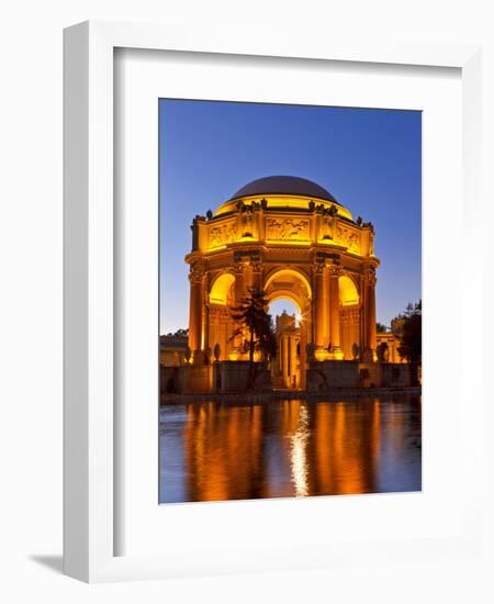 Palace of Fine Arts at Dusk in San Francisco, California, Usa-Chuck Haney-Framed Photographic Print