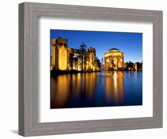 Palace of Fine Arts Illuminated at Night, San Francisco, California, United States of America, Nort-Gavin Hellier-Framed Photographic Print