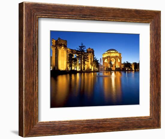 Palace of Fine Arts Illuminated at Night, San Francisco, California, United States of America, Nort-Gavin Hellier-Framed Photographic Print