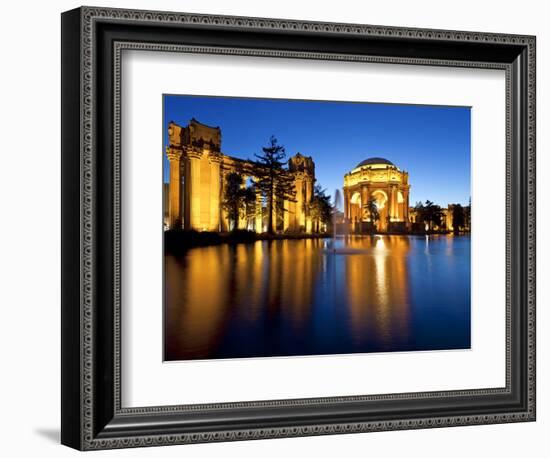 Palace of Fine Arts Illuminated at Night, San Francisco, California, United States of America, Nort-Gavin Hellier-Framed Photographic Print