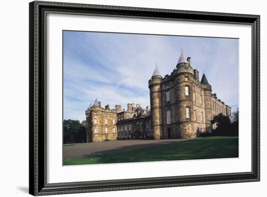 Palace of Holyroodhouse, Edinburgh, Lothian, Scotland-Walter Bibikow-Framed Photographic Print