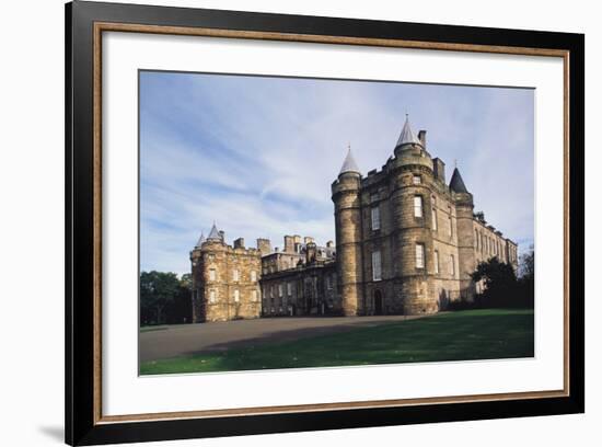 Palace of Holyroodhouse, Edinburgh, Lothian, Scotland-Walter Bibikow-Framed Photographic Print