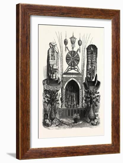 Palace of Industry. Gallery Annex. Products of Algeria. 1. Ostrich Eggs-null-Framed Giclee Print