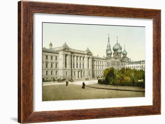 Palace of Justice and Church of St Panteleimon Monastery, Odessa, Russia, C1880S-C1890S-null-Framed Giclee Print