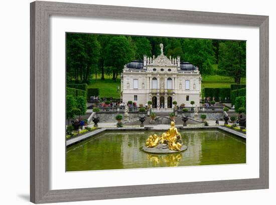 Palace of Linderhof, Royal Villa of King Ludwig the Second, Bavaria, Germany, Europe-Robert Harding-Framed Photographic Print