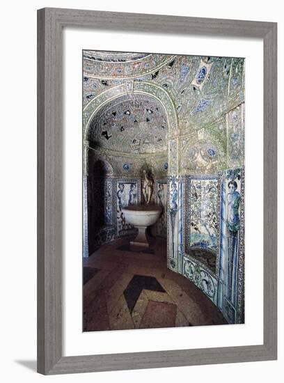 Palace of Marquises of Fronteira, Decorated Hall-null-Framed Giclee Print