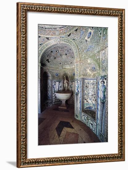 Palace of Marquises of Fronteira, Decorated Hall-null-Framed Giclee Print