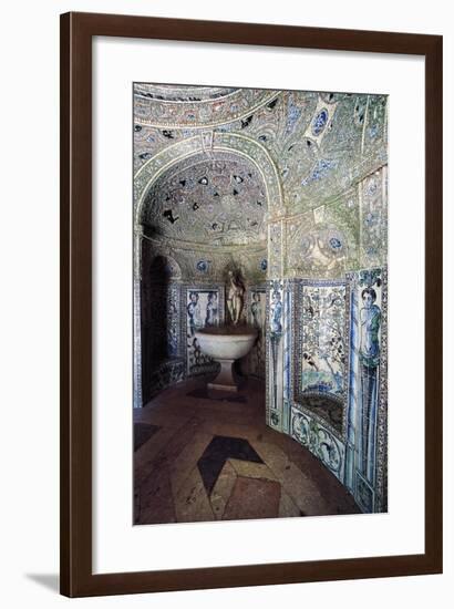 Palace of Marquises of Fronteira, Decorated Hall-null-Framed Giclee Print