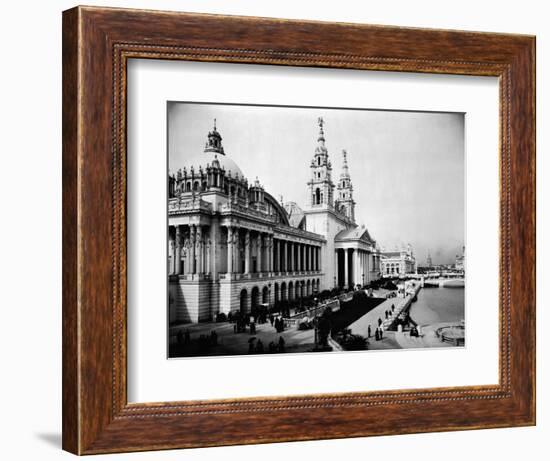 Palace of Mechanic Arts in Chicago Fair-null-Framed Photographic Print
