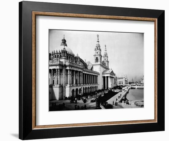 Palace of Mechanic Arts in Chicago Fair-null-Framed Photographic Print