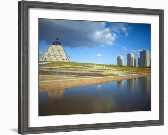 Palace of Peace and Reconciliation Pyramid Designed by Sir Norman Foster, Astana, Kazakhstan-Jane Sweeney-Framed Photographic Print