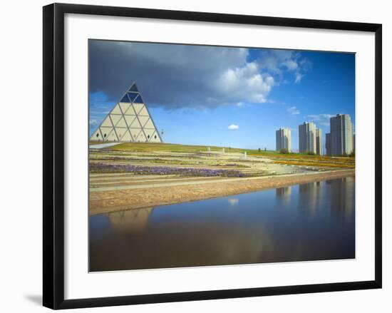 Palace of Peace and Reconciliation Pyramid Designed by Sir Norman Foster, Astana, Kazakhstan-Jane Sweeney-Framed Photographic Print