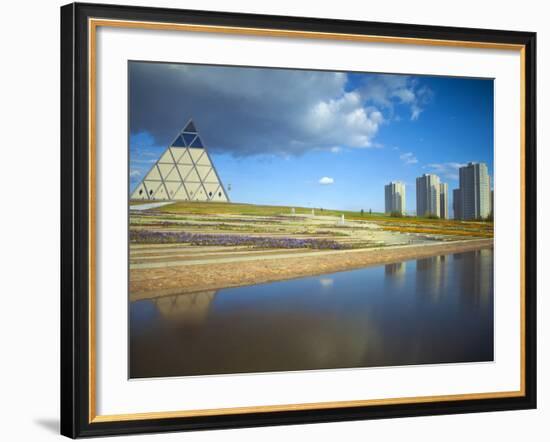 Palace of Peace and Reconciliation Pyramid Designed by Sir Norman Foster, Astana, Kazakhstan-Jane Sweeney-Framed Photographic Print