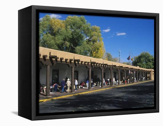 Palace of the Governors, Santa Fe, New Mexico, USA-Michael Snell-Framed Premier Image Canvas