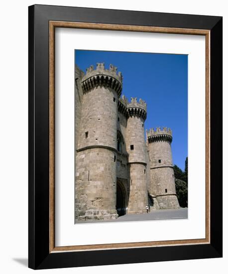 Palace of the Knights, Rhodes Town, Island of Rhodes, Greek Islands, Greece-Nelly Boyd-Framed Photographic Print