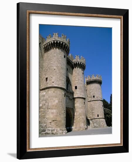 Palace of the Knights, Rhodes Town, Island of Rhodes, Greek Islands, Greece-Nelly Boyd-Framed Photographic Print