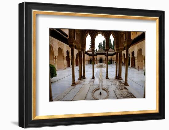 Palace of the Lions (Palacio De Los Leones), the Alhambra, Granada, Andalucia, Spain-Carlo Morucchio-Framed Photographic Print