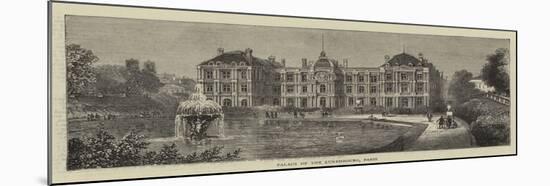 Palace of the Luxembourg, Paris-null-Mounted Giclee Print