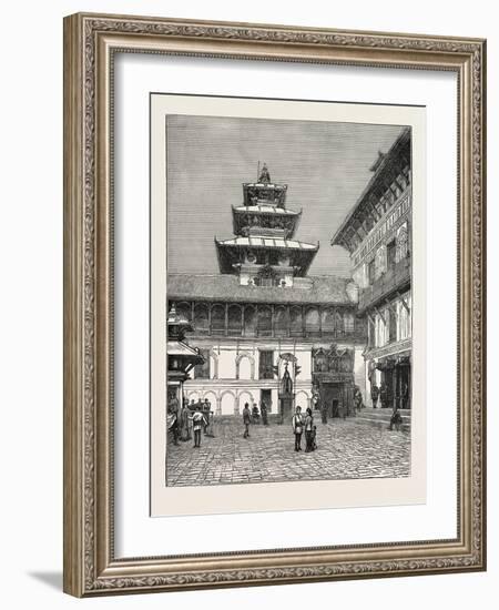 Palace of the Rajah of Nepaul, Nepal-null-Framed Giclee Print