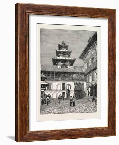 Palace of the Rajah of Nepaul, Nepal-null-Framed Giclee Print