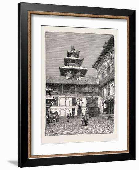 Palace of the Rajah of Nepaul, Nepal-null-Framed Giclee Print