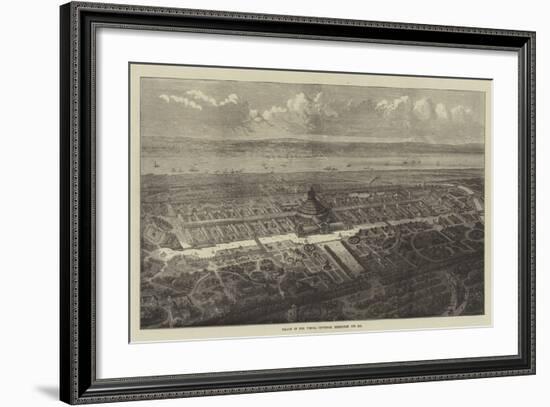 Palace of the Vienna Universal Exhibition for 1873-null-Framed Giclee Print