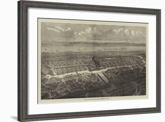 Palace of the Vienna Universal Exhibition for 1873-null-Framed Giclee Print