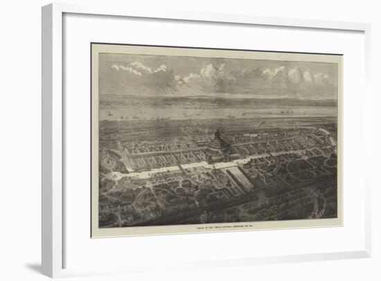 Palace of the Vienna Universal Exhibition for 1873-null-Framed Giclee Print