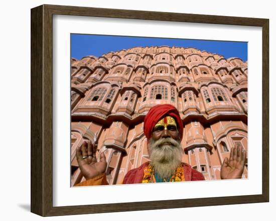 Palace of the Winds, Holyman, Jaipur, Rajasthan, India-Steve Vidler-Framed Photographic Print