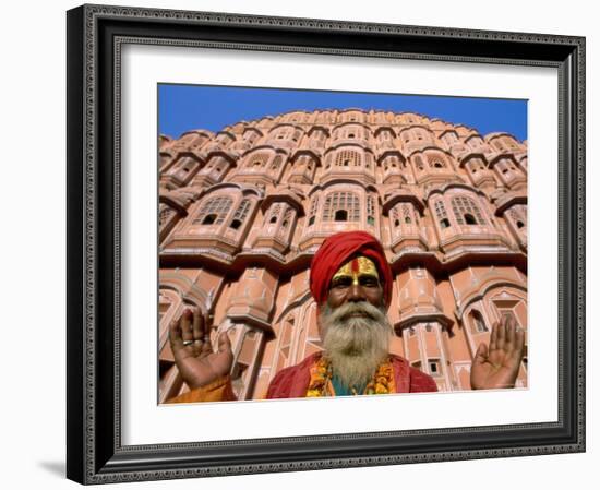 Palace of the Winds, Holyman, Jaipur, Rajasthan, India-Steve Vidler-Framed Photographic Print