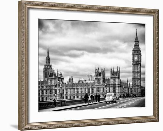 Palace of Westminster and Big Ben - Westminster Bridge - London - England - United Kingdom-Philippe Hugonnard-Framed Photographic Print