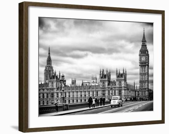 Palace of Westminster and Big Ben - Westminster Bridge - London - England - United Kingdom-Philippe Hugonnard-Framed Photographic Print