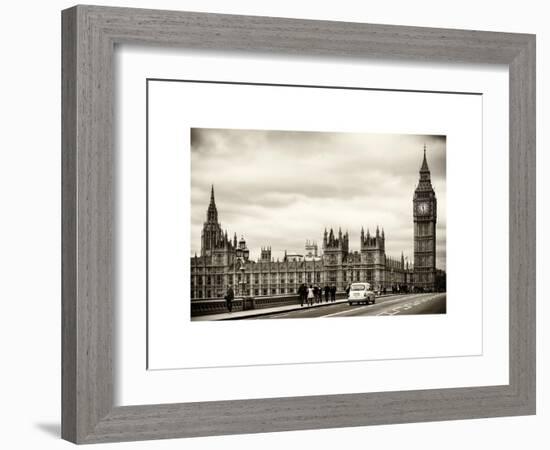 Palace of Westminster and Big Ben - Westminster Bridge - London - England - United Kingdom-Philippe Hugonnard-Framed Art Print