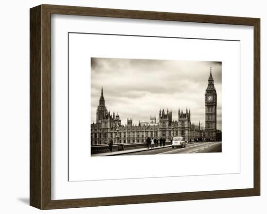 Palace of Westminster and Big Ben - Westminster Bridge - London - England - United Kingdom-Philippe Hugonnard-Framed Art Print