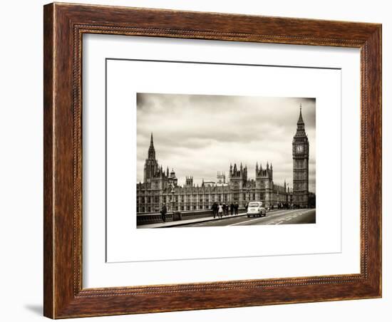 Palace of Westminster and Big Ben - Westminster Bridge - London - England - United Kingdom-Philippe Hugonnard-Framed Art Print