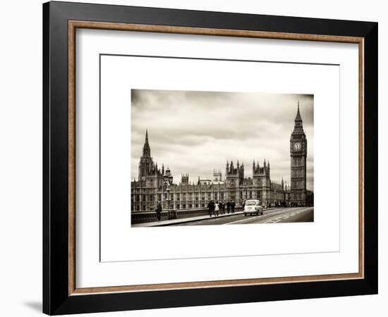 Palace of Westminster and Big Ben - Westminster Bridge - London - England - United Kingdom-Philippe Hugonnard-Framed Art Print