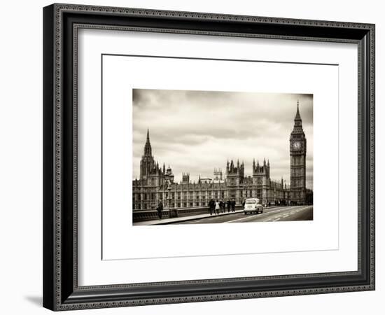 Palace of Westminster and Big Ben - Westminster Bridge - London - England - United Kingdom-Philippe Hugonnard-Framed Art Print