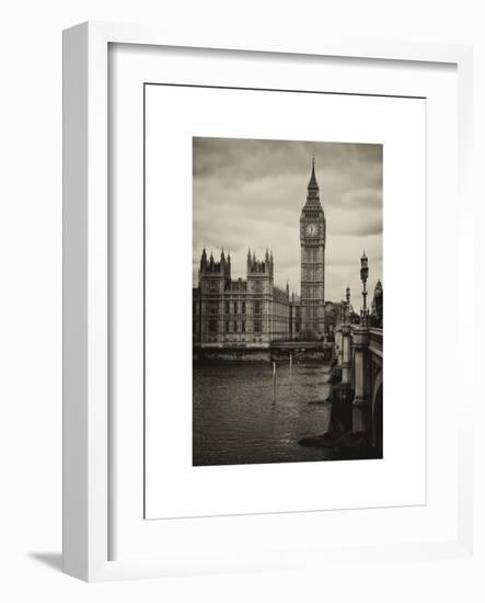 Palace of Westminster and Big Ben - Westminster Bridge - London - England - United Kingdom-Philippe Hugonnard-Framed Art Print