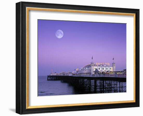 Palace Pier, Brighton, East Sussex, England-Rex Butcher-Framed Photographic Print