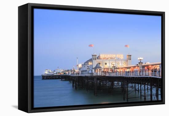 Palace Pier, (Brighton Pier), Brighton, Sussex, England, United Kingdom, Europe-Alex Robinson-Framed Premier Image Canvas