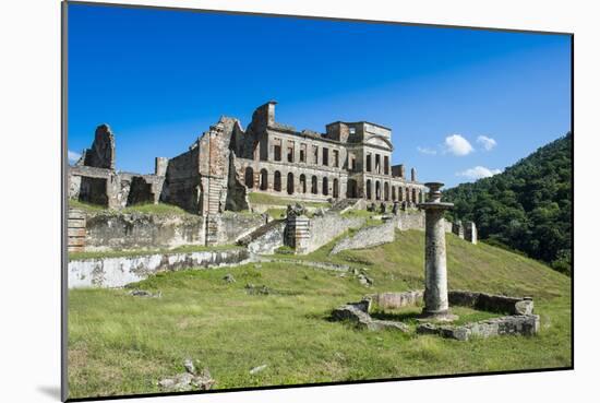 Palace Sans Souci, UNESCO World Heritage Site, Haiti, Caribbean, Central America-Michael Runkel-Mounted Photographic Print