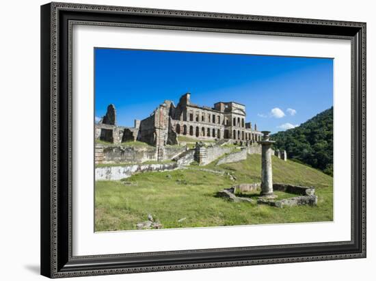 Palace Sans Souci, UNESCO World Heritage Site, Haiti, Caribbean, Central America-Michael Runkel-Framed Photographic Print