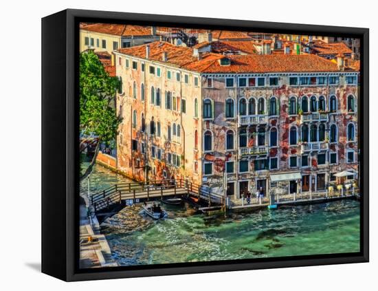 Palace with Decay Charme in Venice-Markus Bleichner-Framed Stretched Canvas