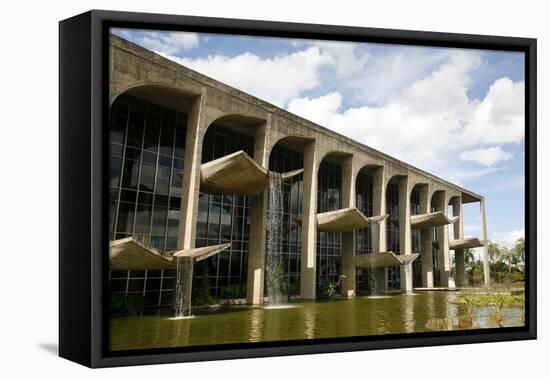 Palacio da Justica, Brasilia, UNESCO World Heritage Site, Brazil, South America-Yadid Levy-Framed Premier Image Canvas