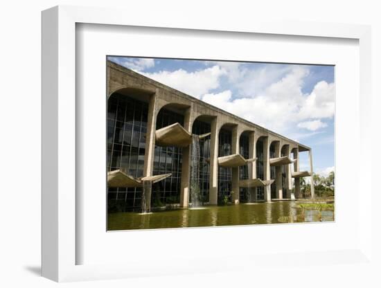 Palacio da Justica, Brasilia, UNESCO World Heritage Site, Brazil, South America-Yadid Levy-Framed Photographic Print