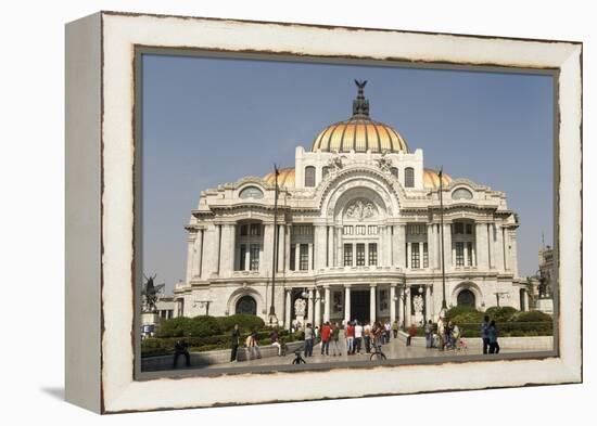 Palacio De Belles Artes and Torre Latinoamericana, Mexico City, Mexico, North America-Tony Waltham-Framed Premier Image Canvas