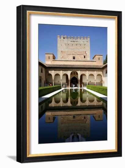 Palacio De Comares, One of the Three Palaces That Forms the Palacio Nazaries, Alhambra-Yadid Levy-Framed Premium Photographic Print