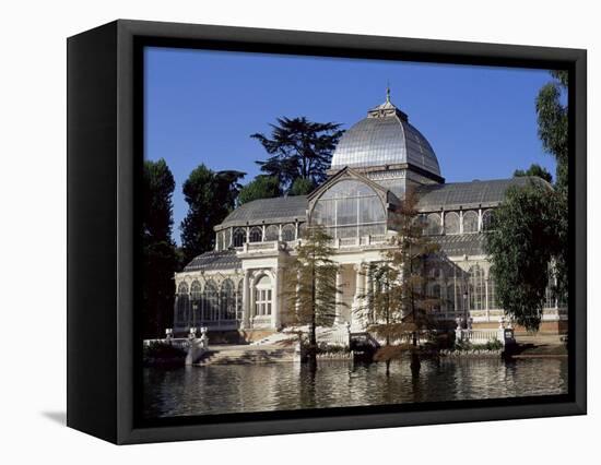 Palacio De Crystal, Madrid, Spain-Upperhall-Framed Premier Image Canvas